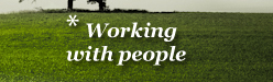 Working with people