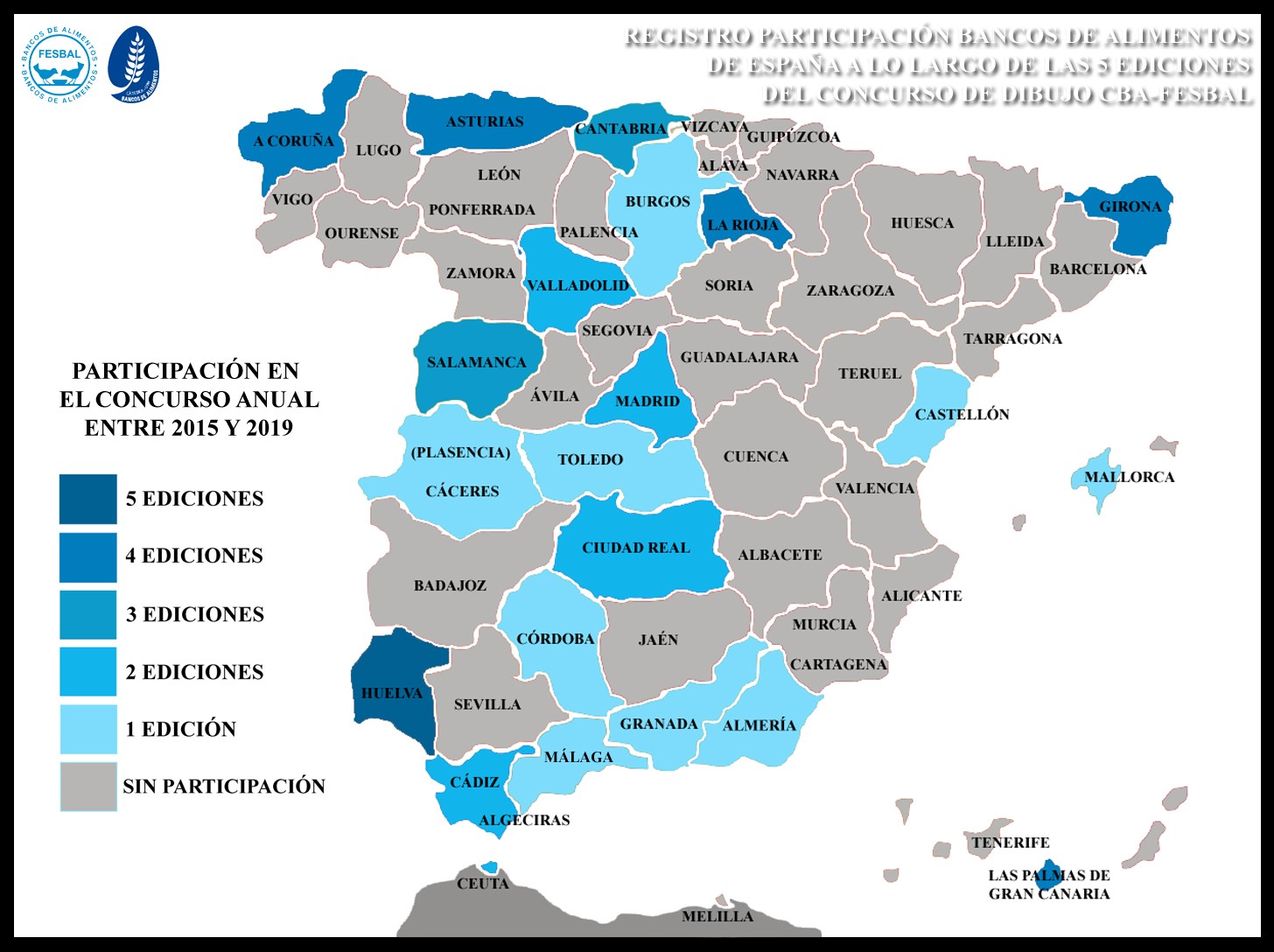 Fuente propia: Participación de los Bancos de Alimentos de España en el Concurso de Dibujo (205-2019)