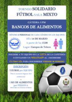 Cartel Torneo de futbol